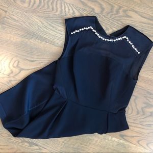 Gorgeous Rebecca Taylor navy dress